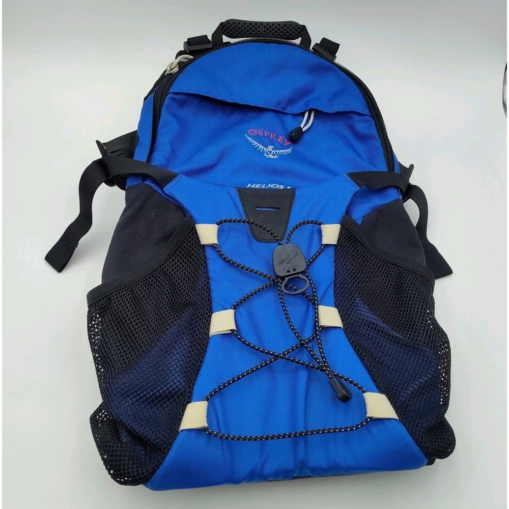 Osprey Helios 14 Blue VTG Hiking Outdoor Backpack 20inx12+ Very Nice B49.5GO0000